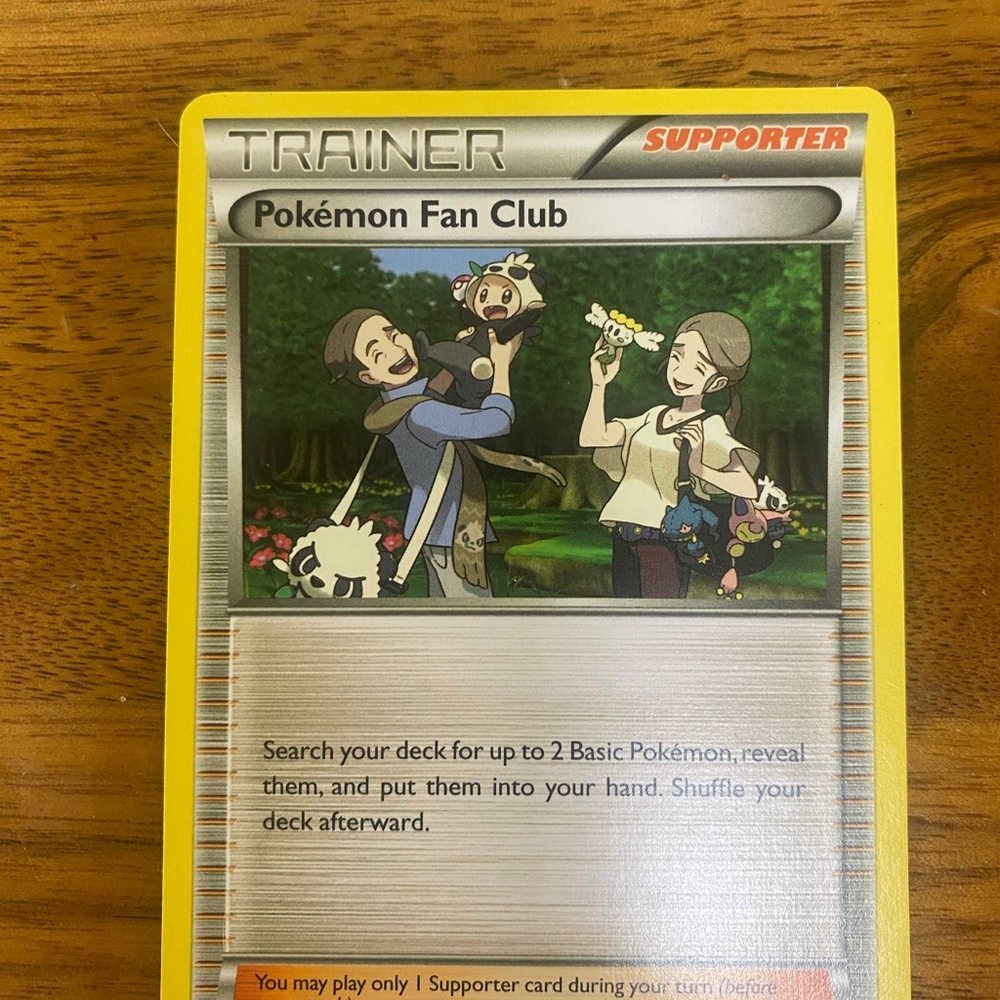Pokémon Fan Club Trainer Card